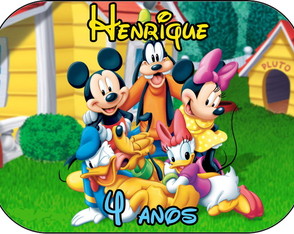 Adesivo Marmitinha - Turma do Mickey