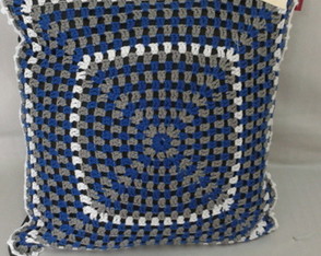 Capa de Almofada em croche