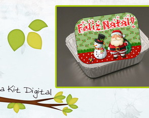 Marmitinhas 12x9 cm - Natal
