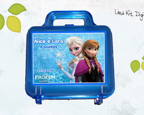 Maletinhas de Acrílico Frozen