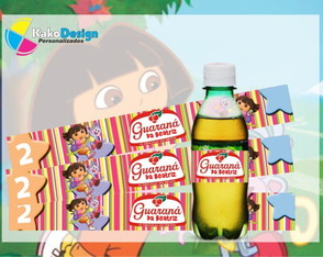 Rótulo para Guaraná Caçulinha Dora