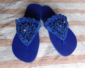 Sandália Havaiana em crochê