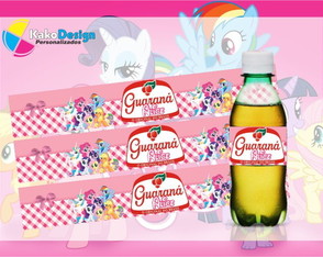 Rótulo para Guaraná Caçulinha My Little