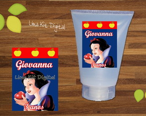 Mini Bisnaga 30 ml Branca de Neve