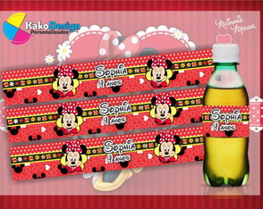 Rótulo para Guaraná Caçulinha Minnie