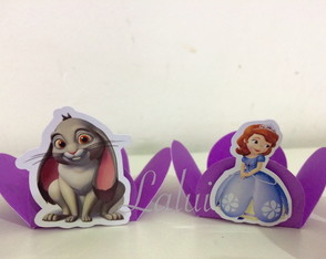 Forminhas com Recortes - Princesa Sofia