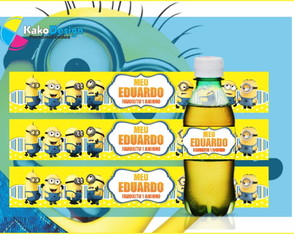 Rótulo para Guaraná Caçulinha Minions