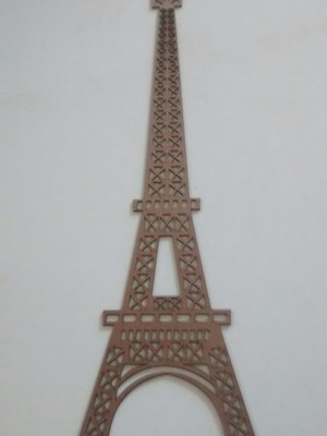 Recorte torre eiffel em mdf
