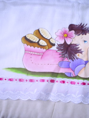 Toalha fralda para bebe de banho com pin