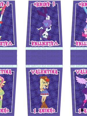 Rótulo tic tac equestria