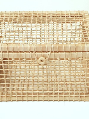 Baú palha milho 40x32x26