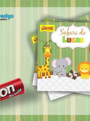 Rótulo para baton safari