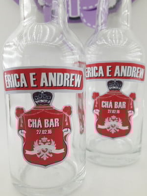 Garrafinha chá bar pvc