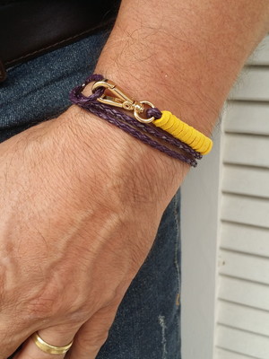 Pulseira complement roxo destroyed