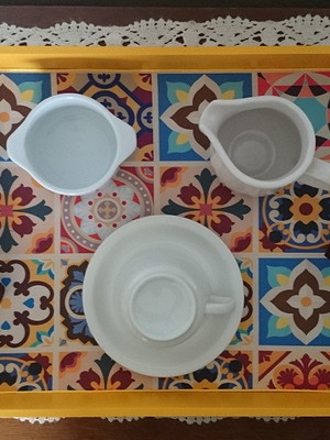 Bandeja mdf retangular média