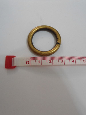 Argola redonda m ouro velho
