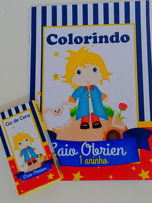 Kit colorir - pequeno príncipe