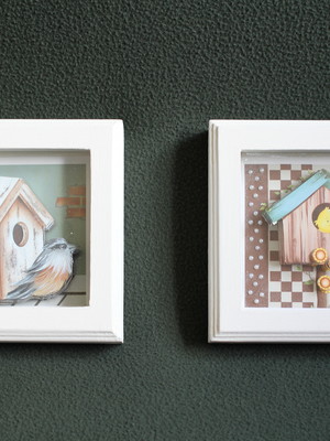 Quadro mdf arte francesa