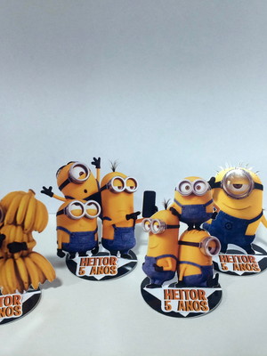 Aplique minions 3d