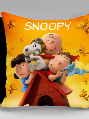 Capa almofada snoopy - turma charlie
