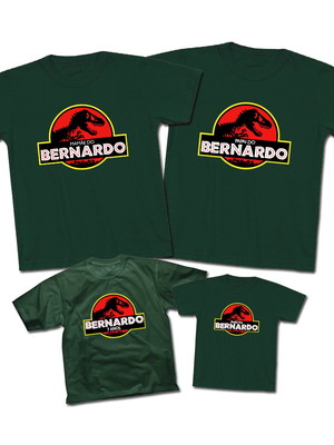 Kit familia jurassic park com 4