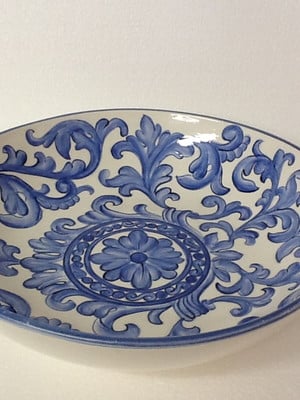 Saladeira italiana azul