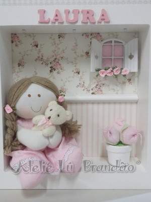 Porta maternidade laura com leds