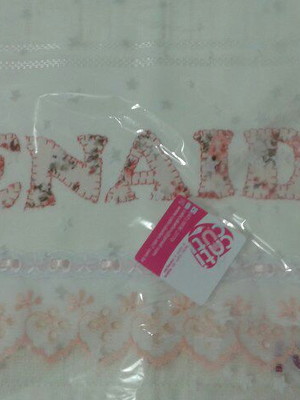 Toalhinha de boca personalizada