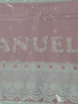 Toalhinha de boca personalizada