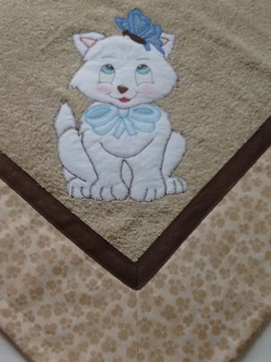 Toalha banho do gatinho