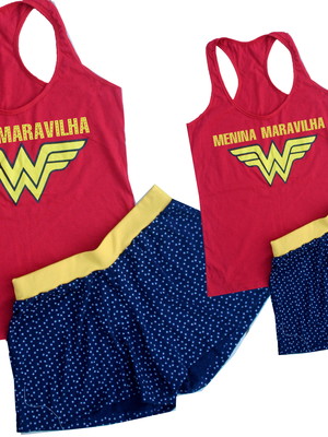 Kit mãe maravilha e menina maravilha