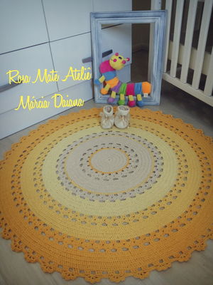 Tapete de croche infantil