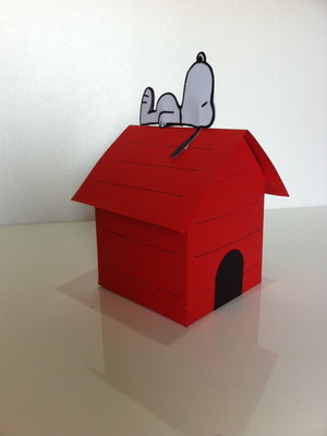 Caixa casinha snoopy tam g