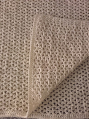 Manta de croche para bebes