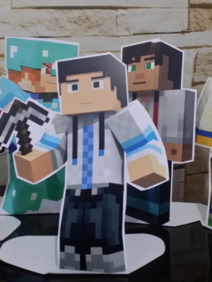 Display de mesa minecraft