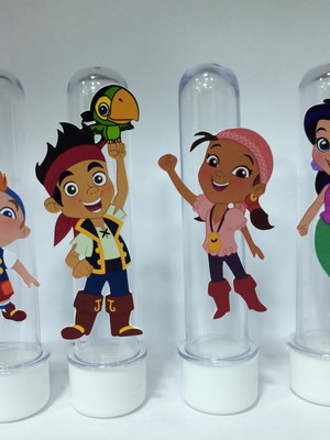 Aplique para tubete jake e os piratas
