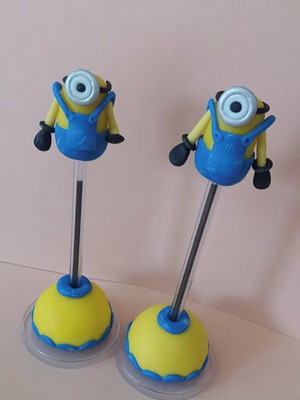 Caneta decorada minions