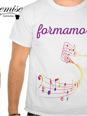 Camiseta música mae pai filha