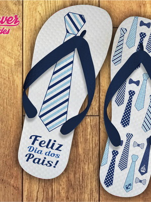 Chinelo personalizado dia dos pais