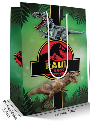 Sacolinha pequena - jurassic park