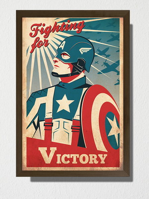 Quadro capitão américa