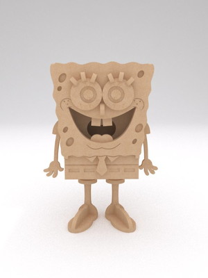Bob esponja em mdf 3mm