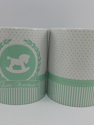 Caneca nascimento cavalinho de pau