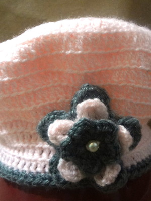 Conjunto em crochê para bebê