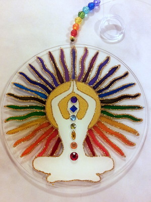 Mandala yoga chakras 15cm