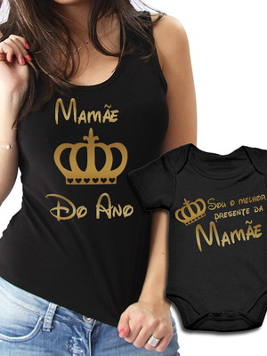 Kit regata e body mamãe do ano
