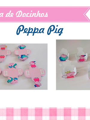 Forminha para doces pep. pig