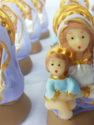 Lembrancinha religiosa - maria e menino jesus