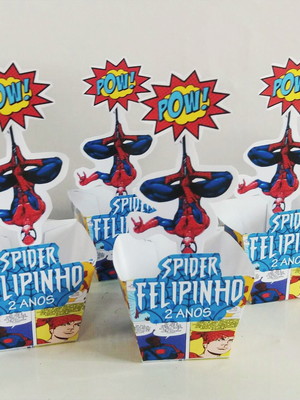 Mini cachepô com aplique