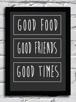 Poster com moldura good times